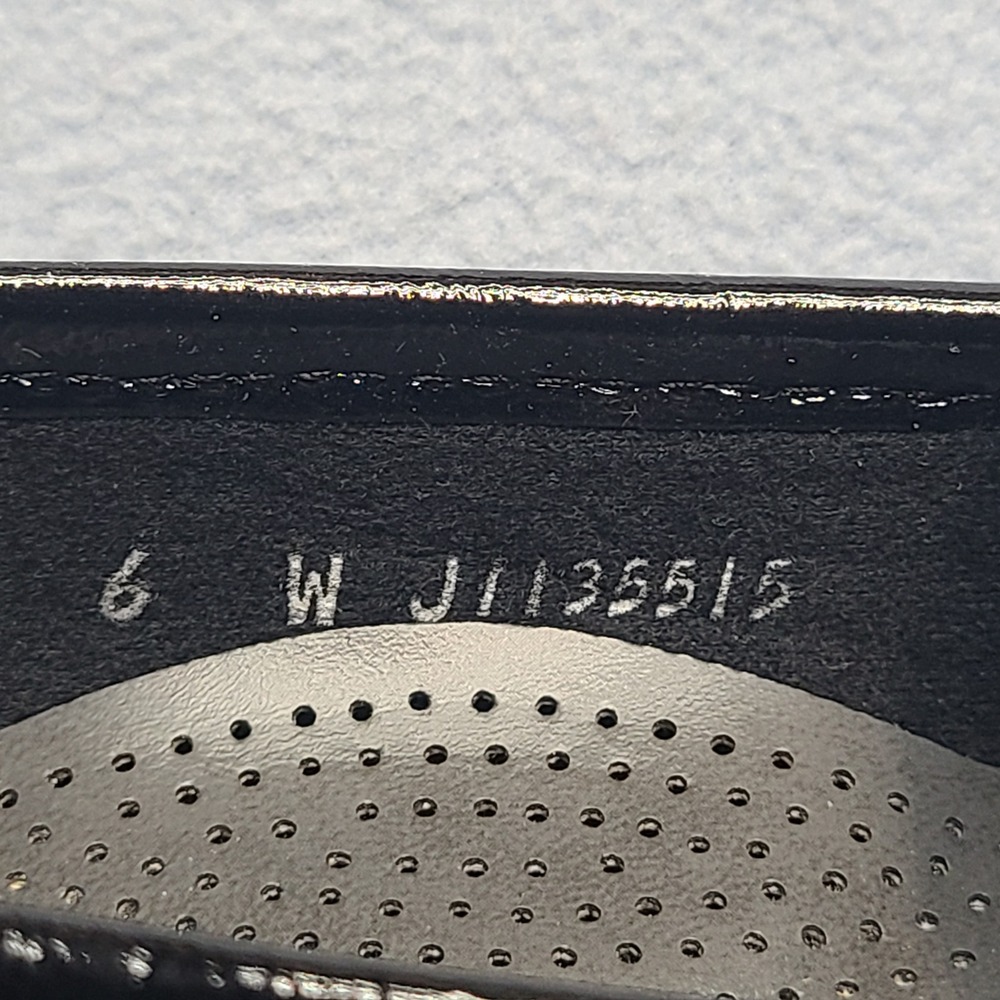 SAS Metro-P Loafers Womens 6W Black Excellent Patent Leather Horsebit Slip On - Picture 4 of 7